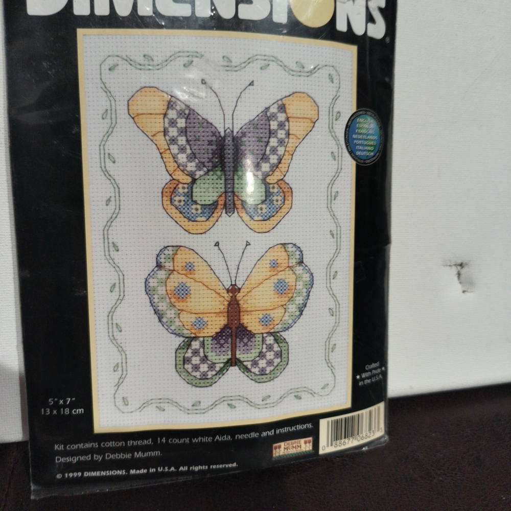 Dimensions Butterfly Cross Stitch Kit - Multicolor